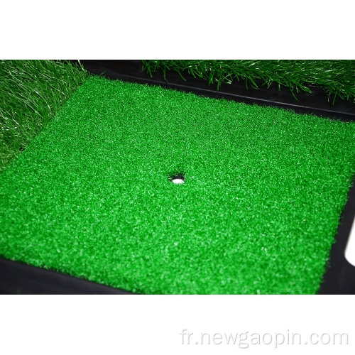 Tapis de pratique de golf portable double gazon Amazon